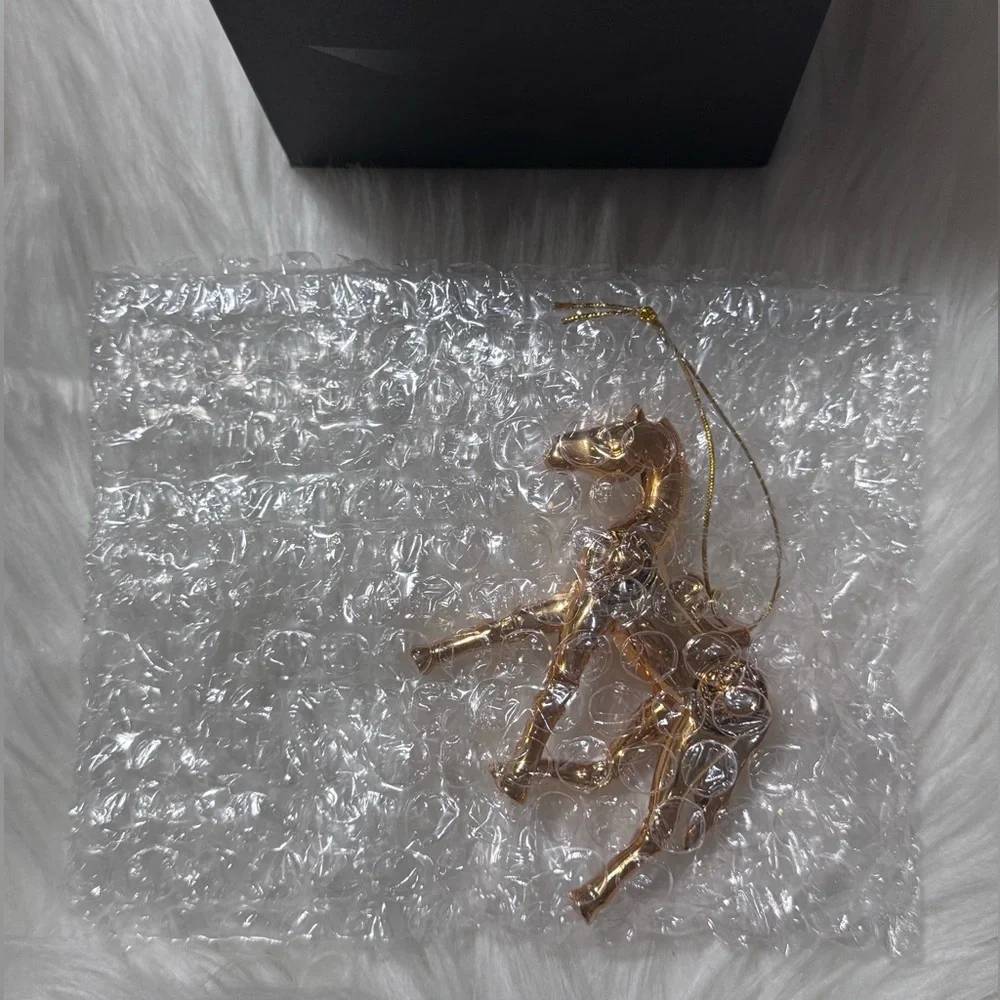 Beyonce Cowboy Carter Charddoneigh Gold Horse Christmas Ornament PRESALE - Picture 5 of 9